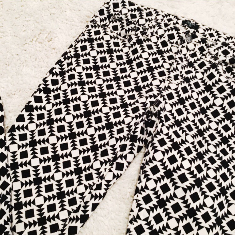 J. Crew Geometric Print Skinny Jean 27 - Picture 6 of 8